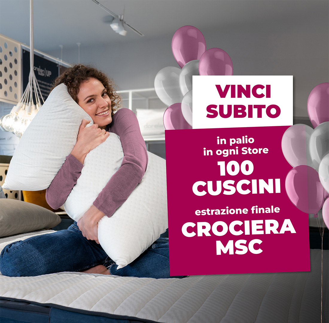 Banner con spiegazione della meccanica del concorso Buon Compleanno Dorelan